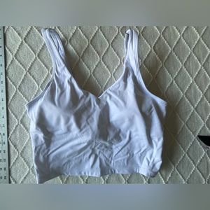 The Gym People white tank/sports bra size Large